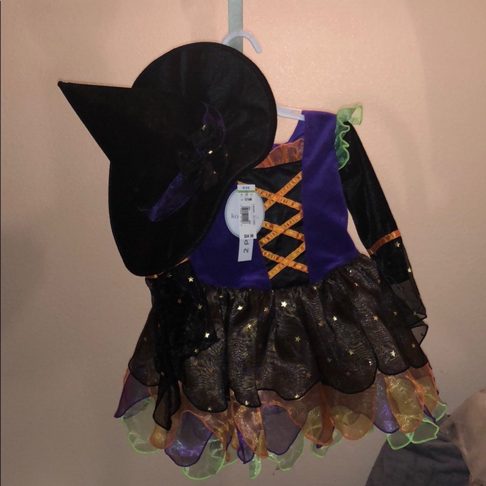 Baby girl witch costume size 12-18 months